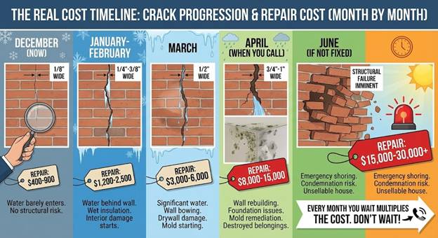 5 Signs Your Chimney Didn't Survive the NJ Winter 2 Crack Types in Masonry