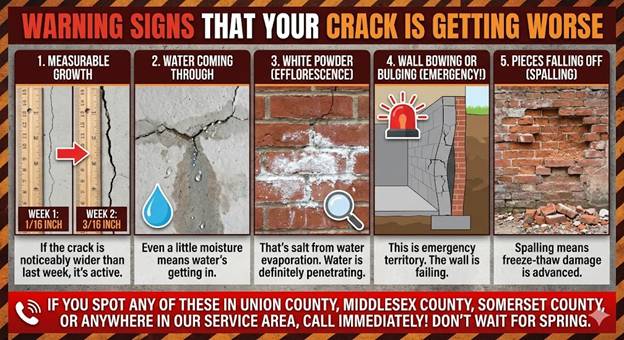 image 5 A homeowner in Westfield called us in April with what he described as "a small crack in my foundation that got a little bigger over winter."