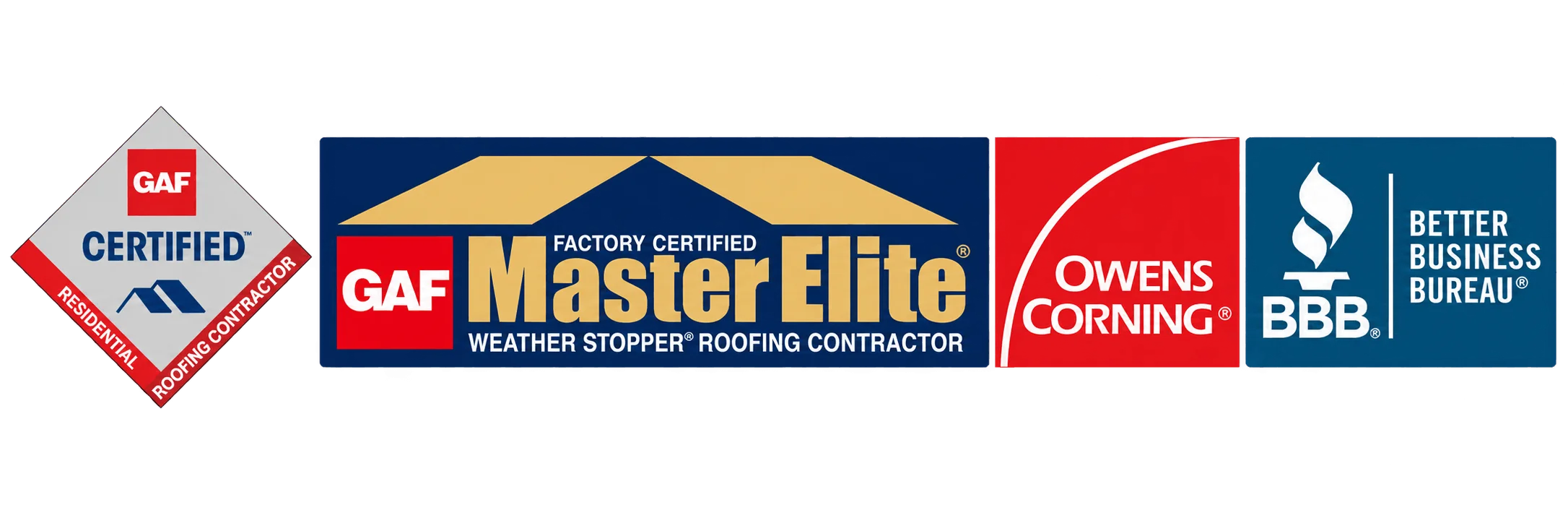 GAF Updated 1 We're committed to doing every roofing job—big or small—with honesty, total commitment, and the right materials. We handle all roof types, but more importantly, we deliver peace of mind.